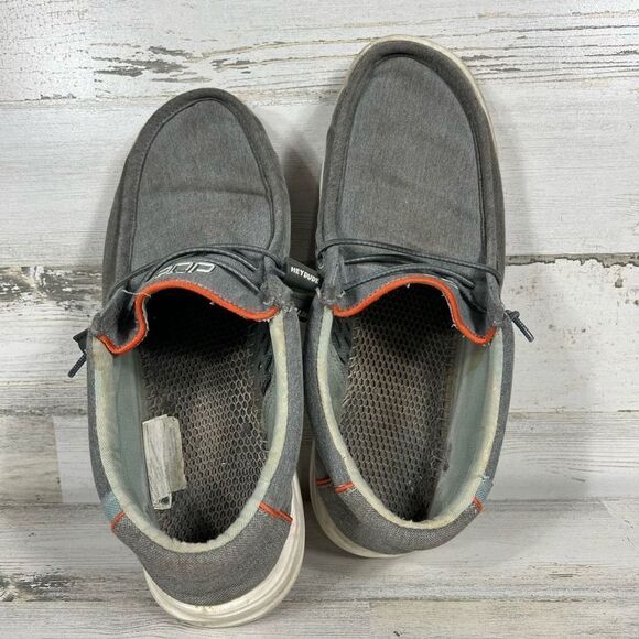 Hey Dude Men's Wally Stretch Shoes Gray Slip On Comfort Size US 10 - Picture 9 of 9